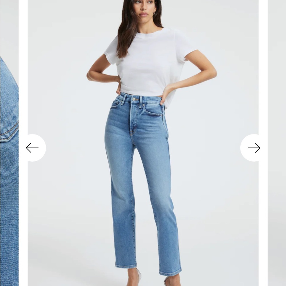 Good American High Rise Curve Straight 6/28